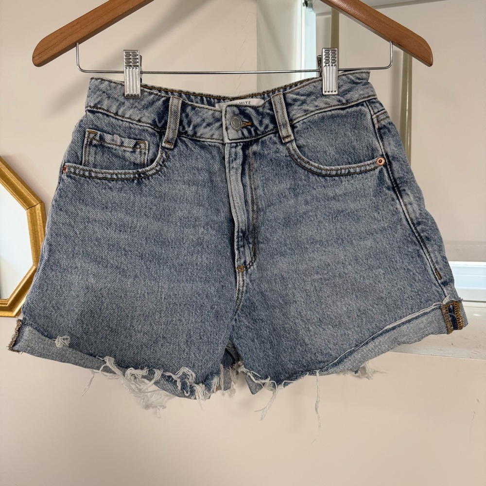 Dynamite Denim Blue Women's Shorts NEW